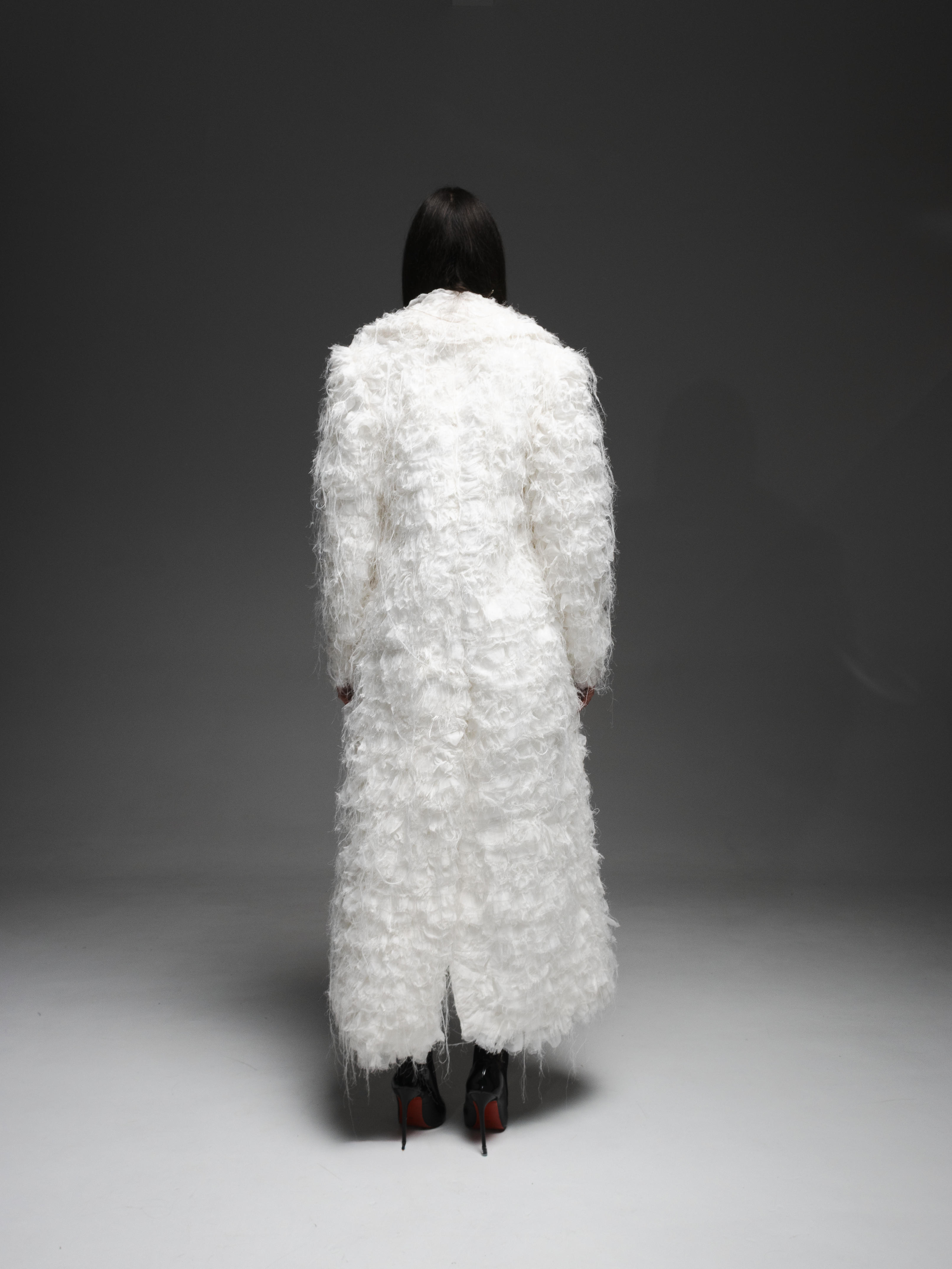 Palton din "blană de mătase"